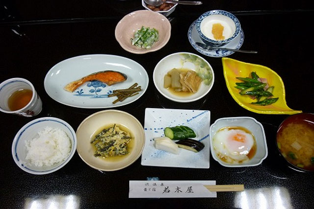 若木屋旅館 料理